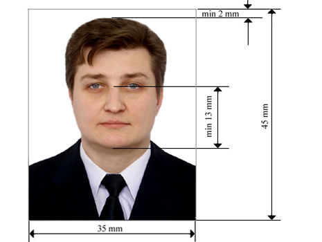 Фотографии без уголка образец